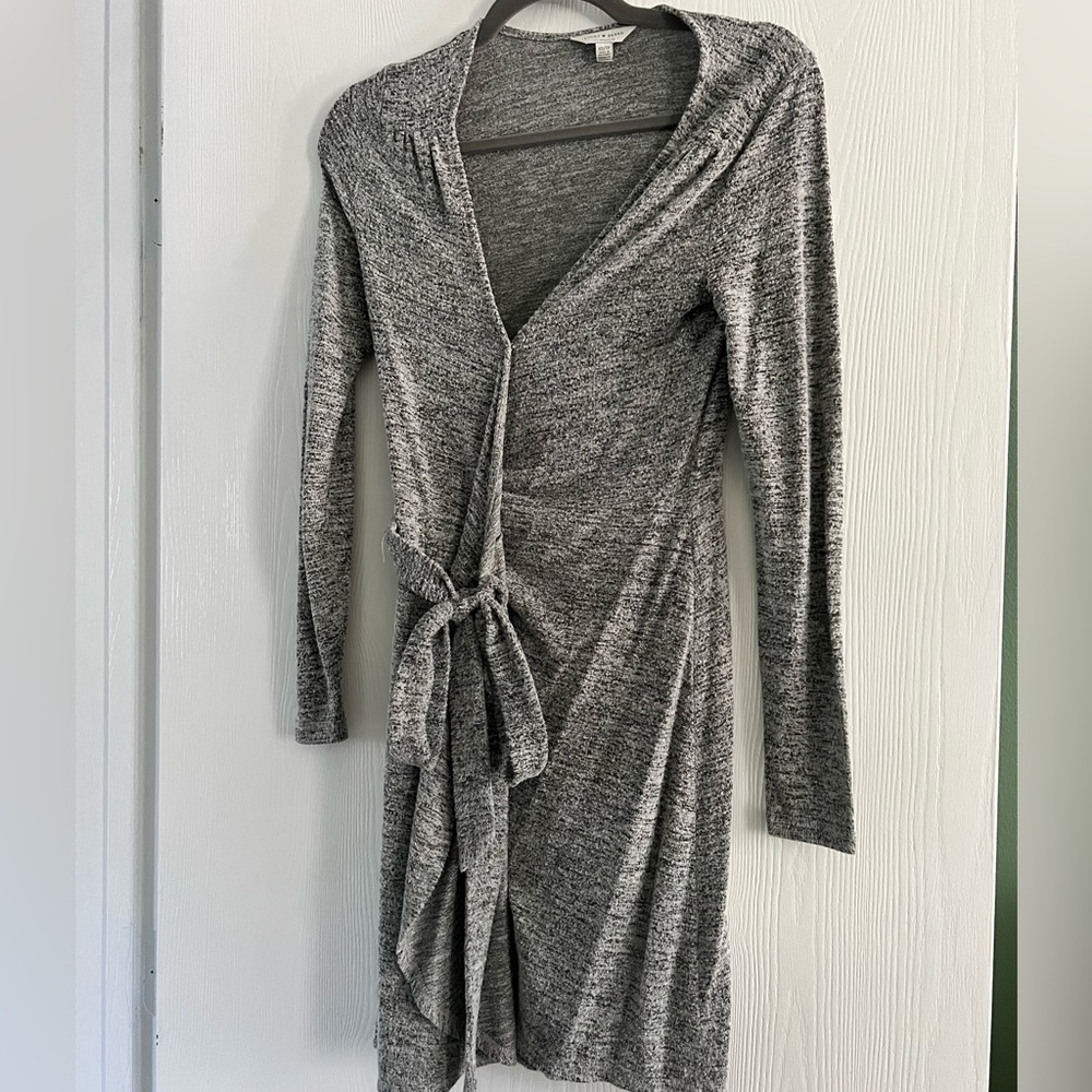Light sweater tie dress